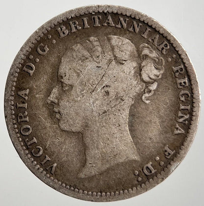 1885 Victoria Threepence Silver Coin | Fine Collectable Grade | a170