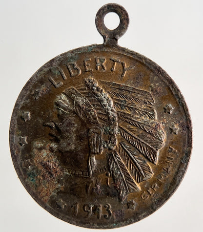 1913 US USA Indian Head Coin Medal Token | Collectable Grade