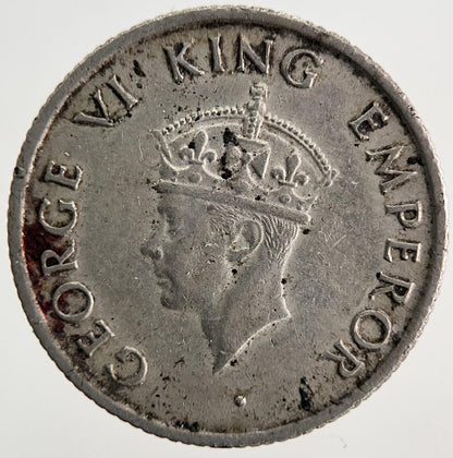 1946 India Quarter 1/4 Rupee Coin | Very High Grade