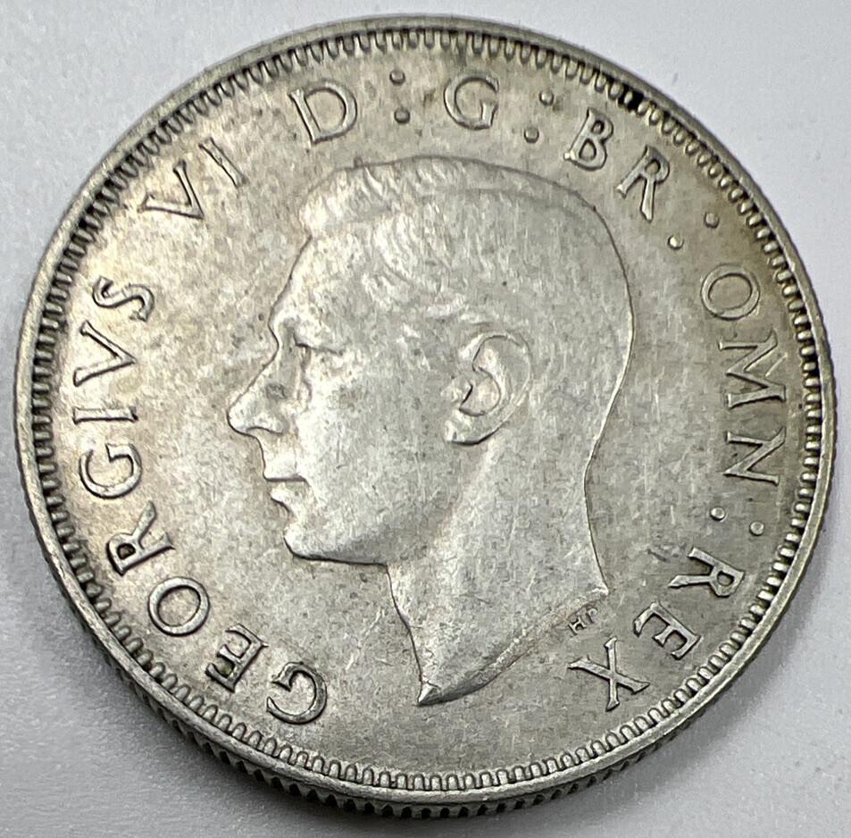 1945 George VI Florin | British Silver Coin | Very Fine Grade | a1064