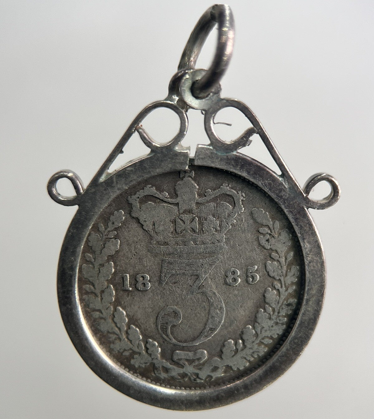 1885 Victoria Threepence Silver Coin | Fair Grade