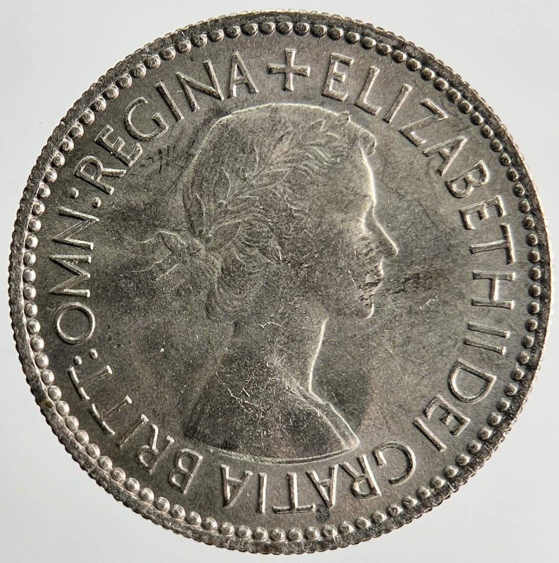 1953 British Sixpence Coin | Very High Grade | a1039