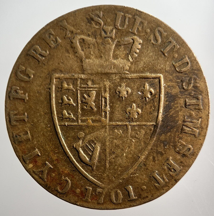 1701 George III British Good Old Days Gaming Token | Collectable Grade | a3610