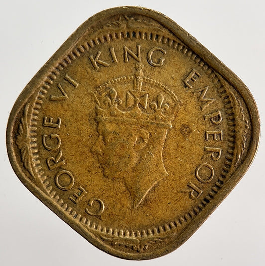 1944 India 1/2 Anna Coin | Fine Collectable Grade | a1301