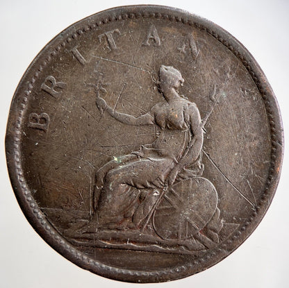 1806 George III 3rd One Penny Coin | Collectable Grade