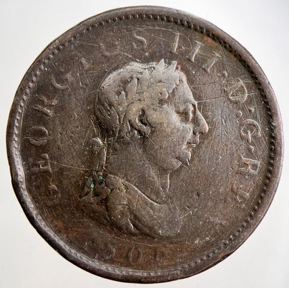 1806 George III 3rd One Penny Coin | Collectable Grade