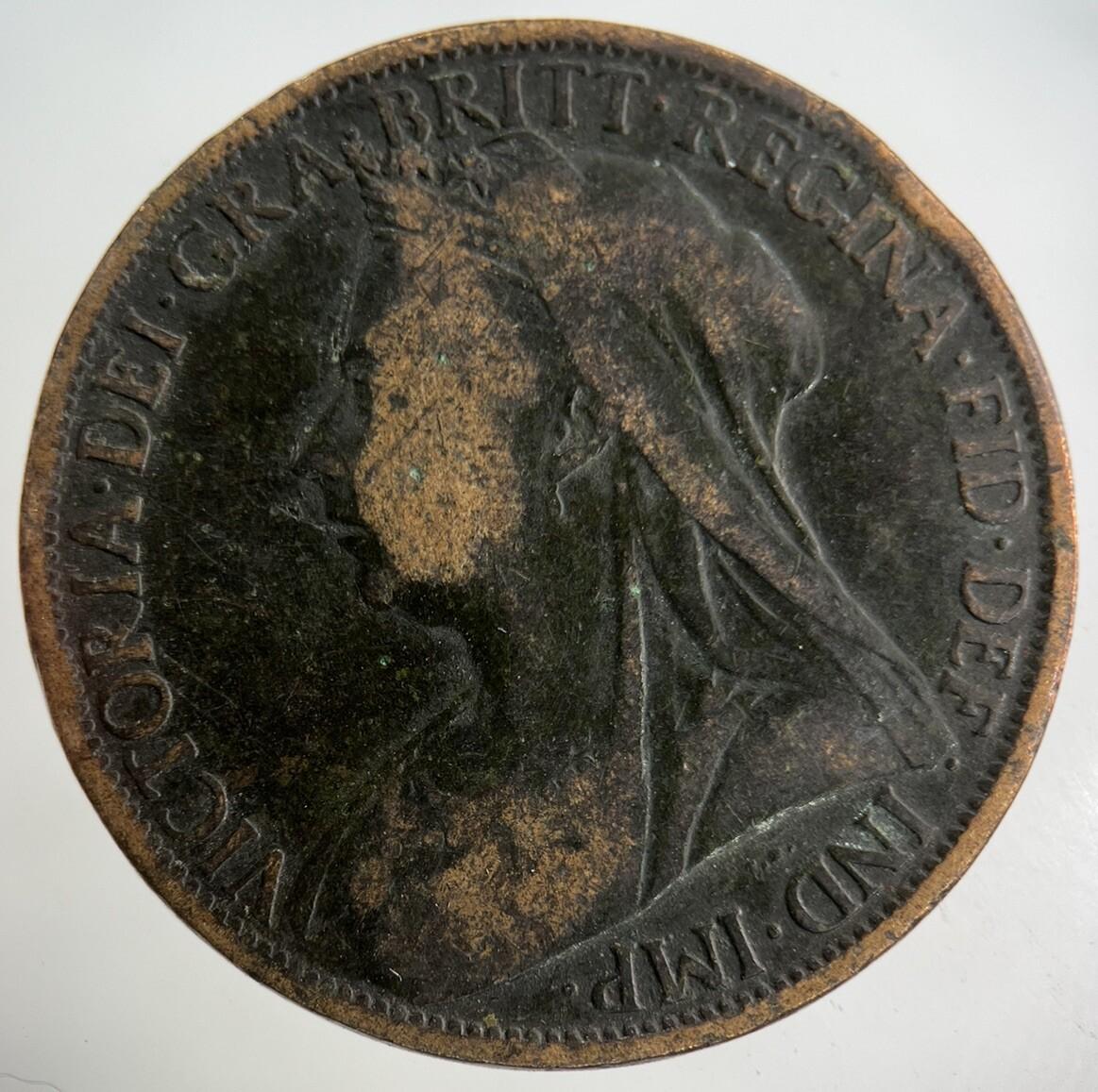 1901 Victoria One Penny Coin | Collectable Grade