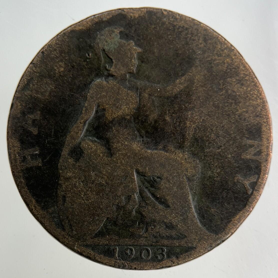 1903 Edward VII Half-Penny Coin | Collectable Grade