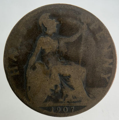 1907 Edward VII Half-Penny Coin | Collectable Grade