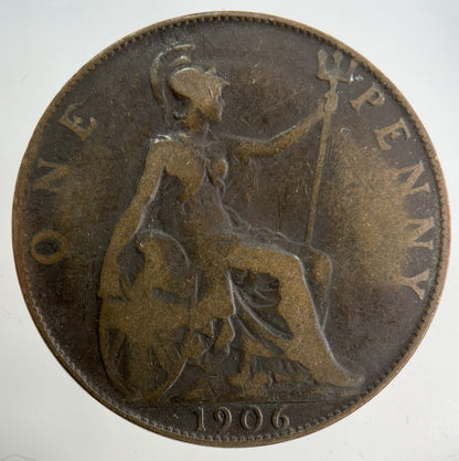 1906 Edward VII One Penny Coin | Collectable Grade