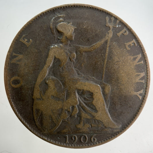 1906 Edward VII One Penny Coin | Collectable Grade