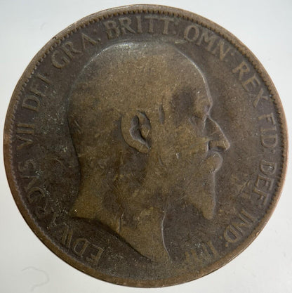 1906 Edward VII One Penny Coin | Collectable Grade