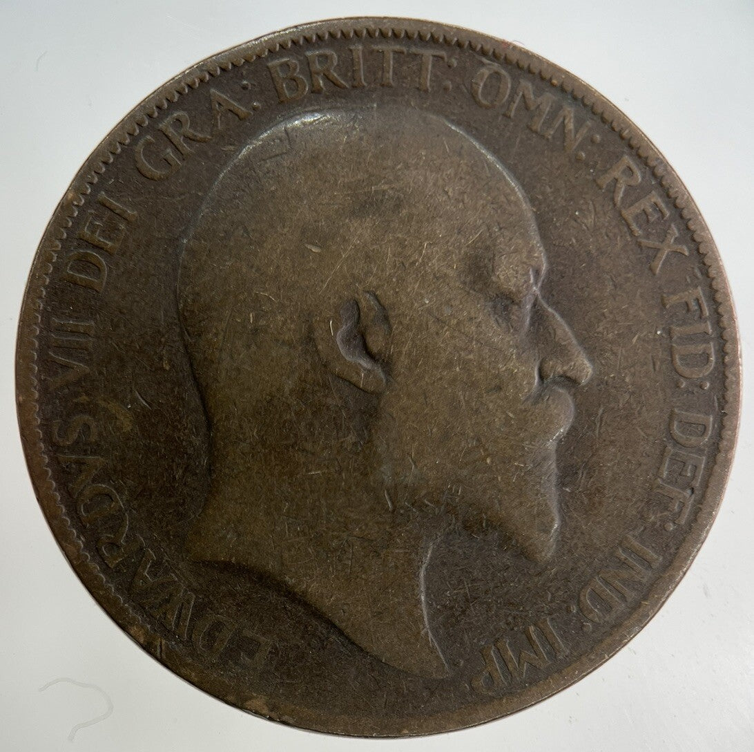 1906 Edward VII One Penny Coin | Collectable Grade