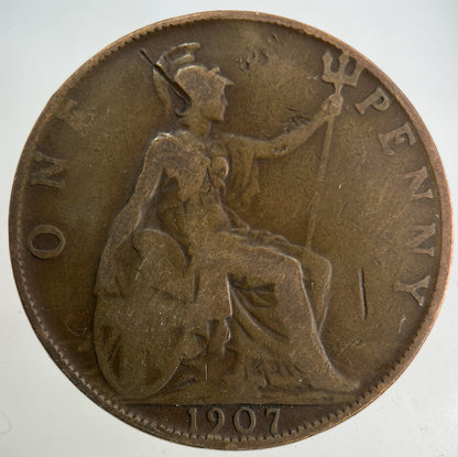 1907 Edward VII One Penny Coin | Collectable Grade
