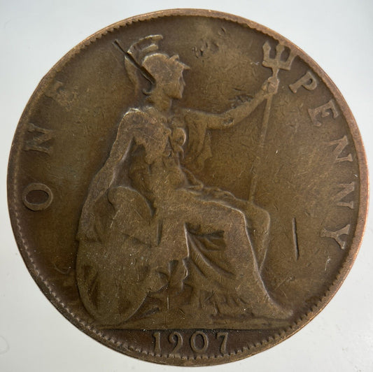 1907 Edward VII One Penny Coin | Collectable Grade