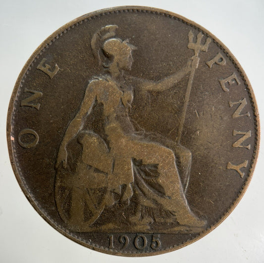 1905 Edward VII One Penny Coin | Collectable Grade