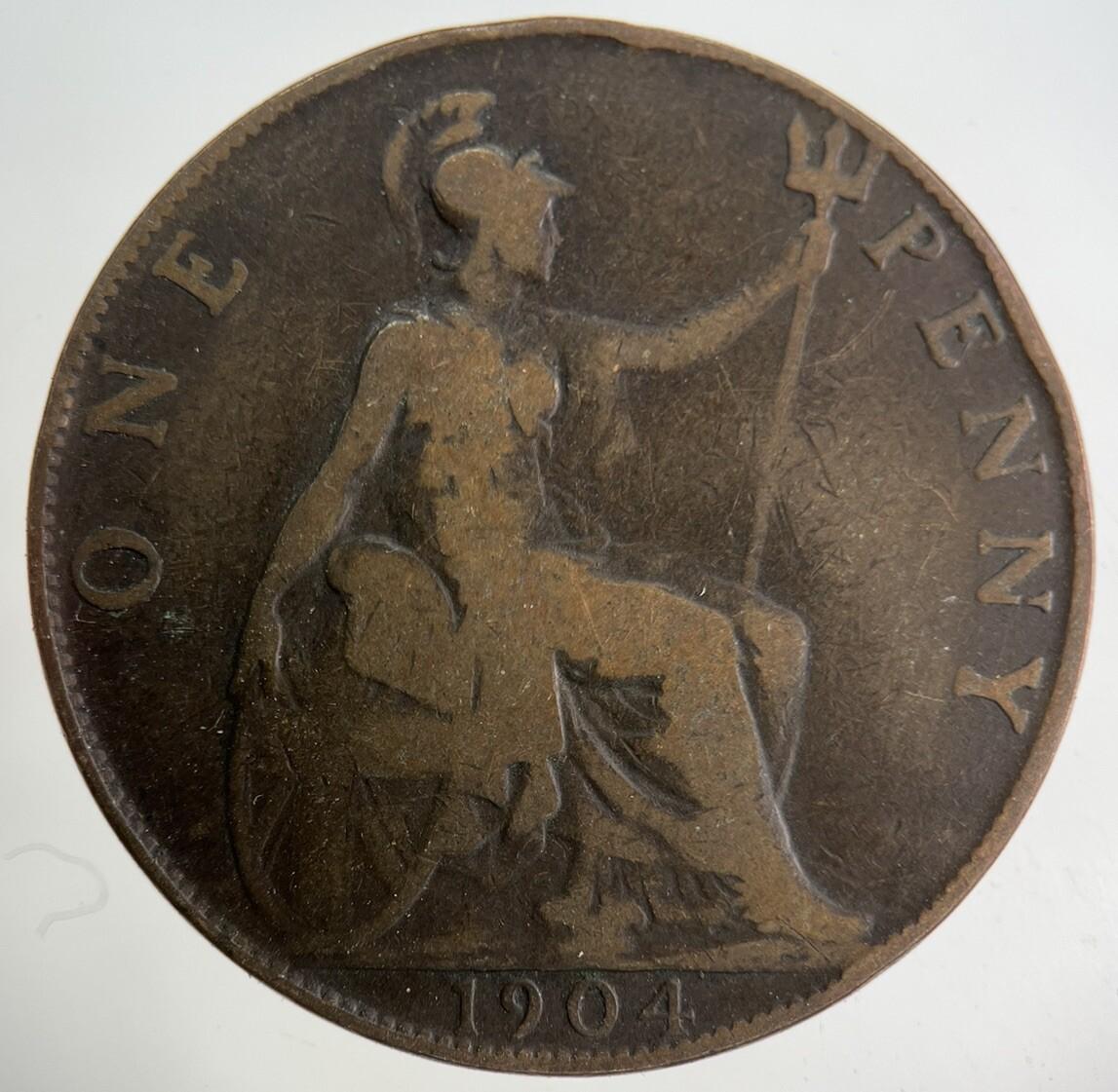 1904 Edward VII One Penny Coin | Collectable Grade