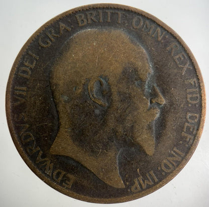 1907 Edward VII One Penny Coin | Collectable Grade