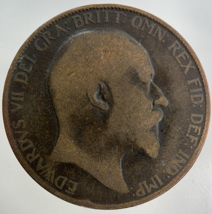 1907 Edward VII One Penny Coin | Collectable Grade
