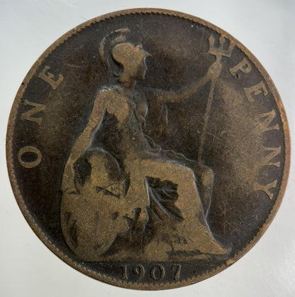 1907 Edward VII One Penny Coin | Collectable Grade