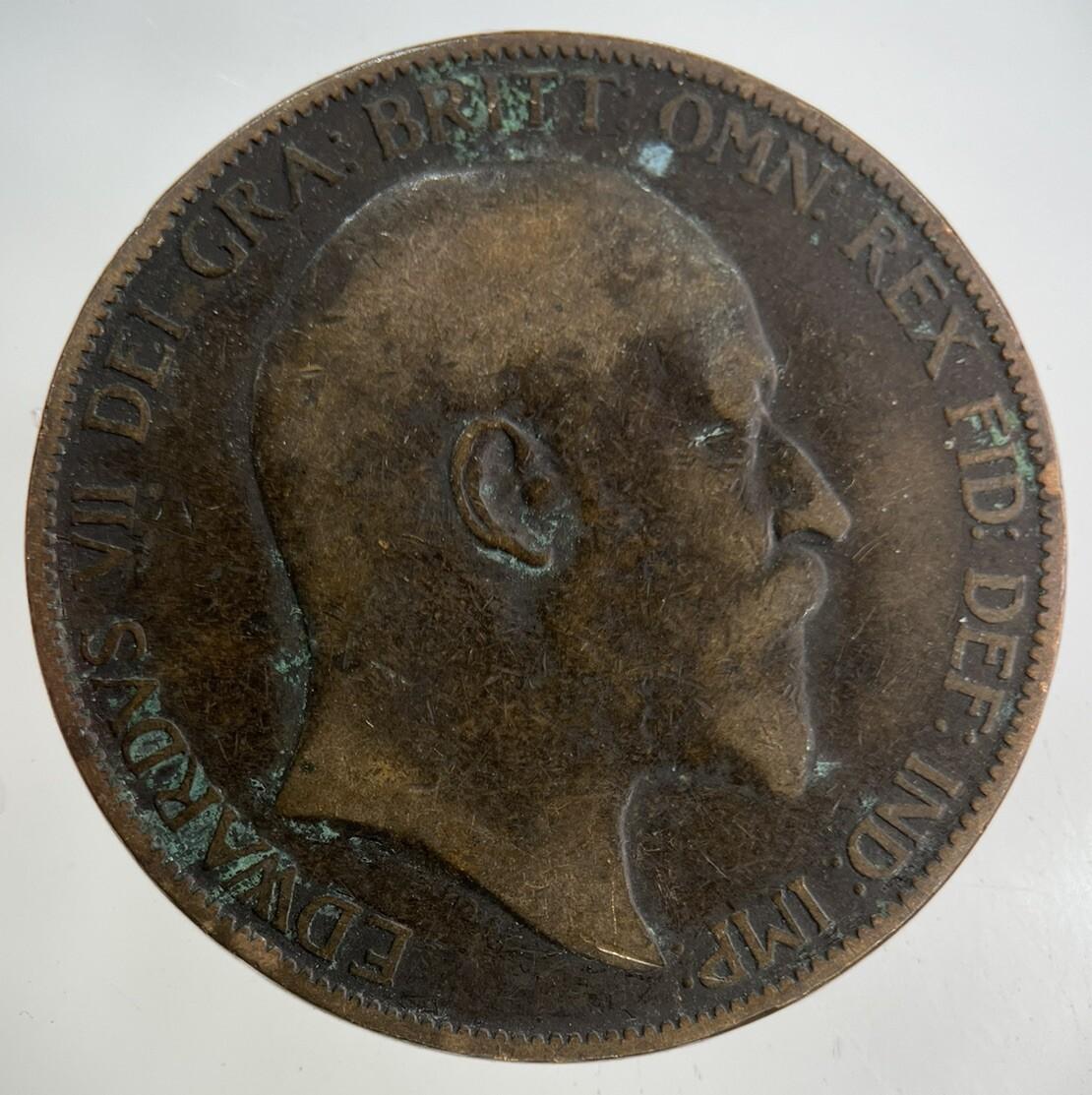 1905 Edward VII One Penny Coin | Collectable Grade