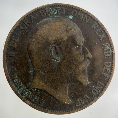 1905 Edward VII One Penny Coin | Collectable Grade