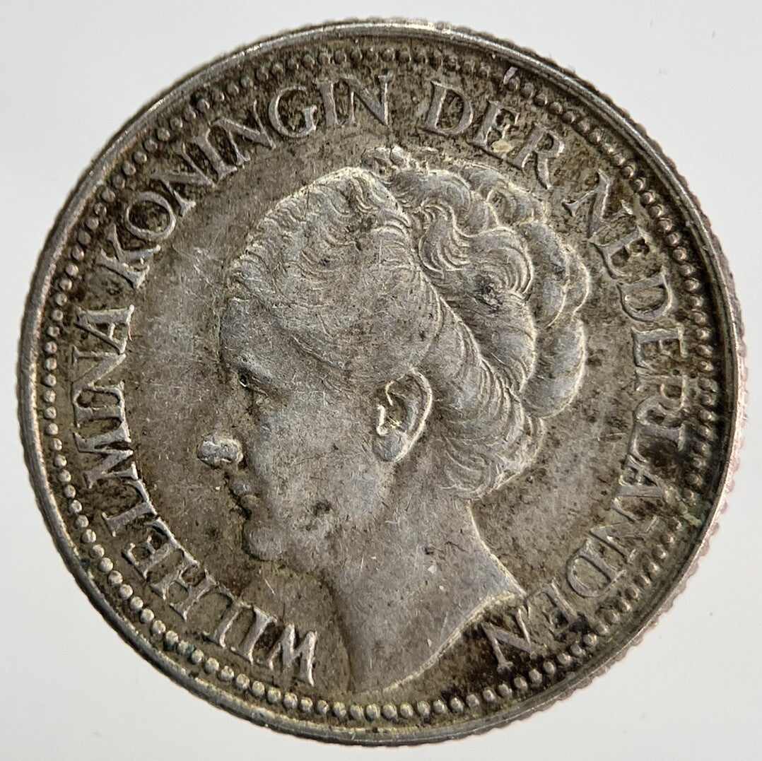 1941 Netherlands 25 Cents Silver Coin | Very High Grade | a1878