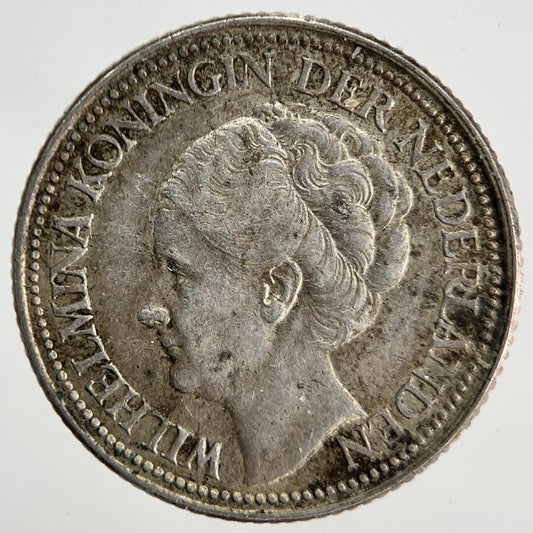 1941 Netherlands 25 Cents Silver Coin | Very High Grade | a1878