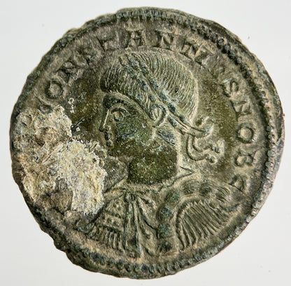 Roman Empire Constantie Bronze Coin | Fine Collectable Grade | a1865