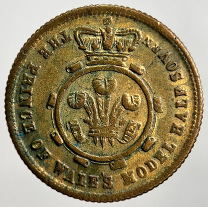 19th Century Victoria Prince Wales Gaming Coin Token | Collectable Grade | a2243