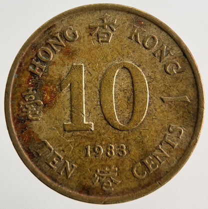 1983 Hong Kong 10 Cents Coin | Fine Collectable Grade