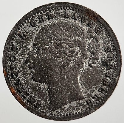 19th Century Victoria Six-Pence Toy Money Coin Token | Collectable Grade | a1337