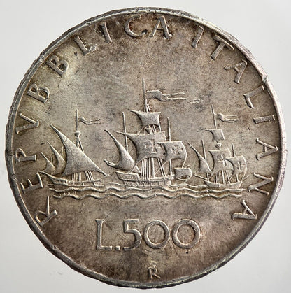 Italy 500 Lira Italy Silver Coin | Very High Grade | a2529