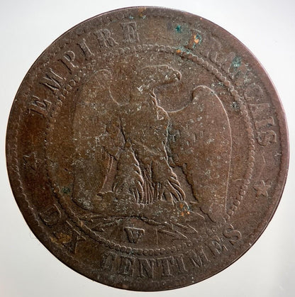1856 France 10 Centimes Coin | Collectable Grade