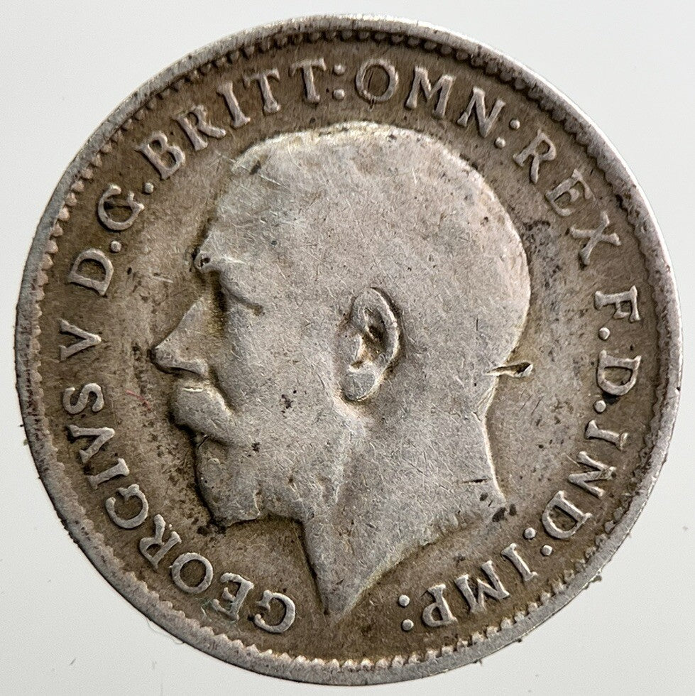 1913 George V Threepence Silver Coin | Fine Collectable Grade | a2774