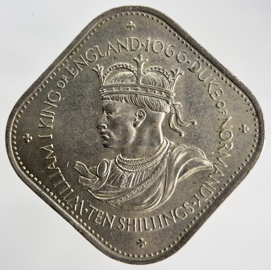 1966 Guernsey William I 10 Shillings Coin | Very High Grade | a1880