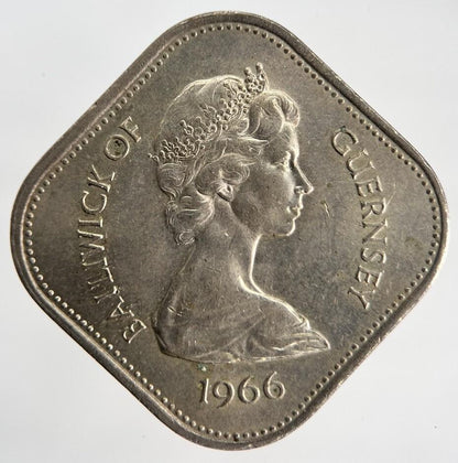 1966 Guernsey William I 10 Shillings Coin | Very High Grade | a1880