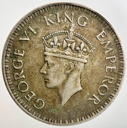 1943 India 1 One Rupee Silver Coin | Fine Collectable Grade | a2099