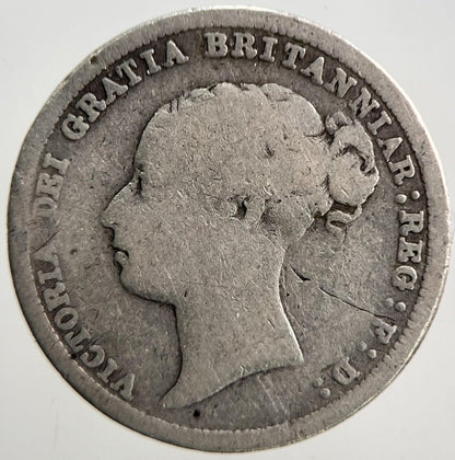 1885 Victoria Sixpence Silver Coin | Collectable Grade | a3673