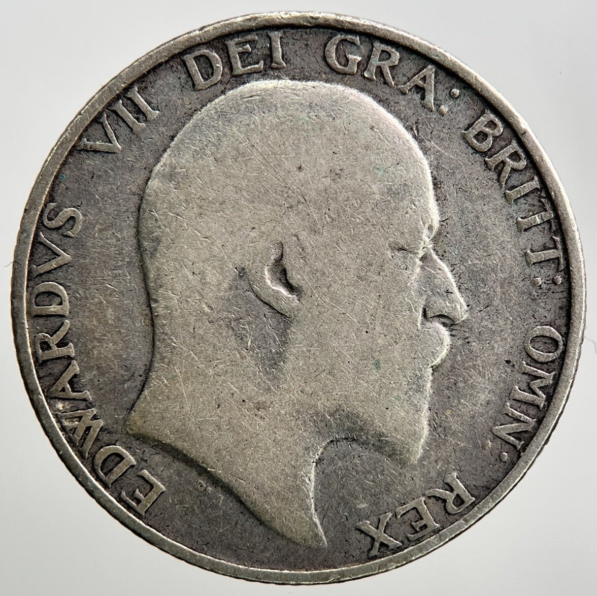 1902 Edward VII Shilling British Silver Coin | Collectable Grade | a2292