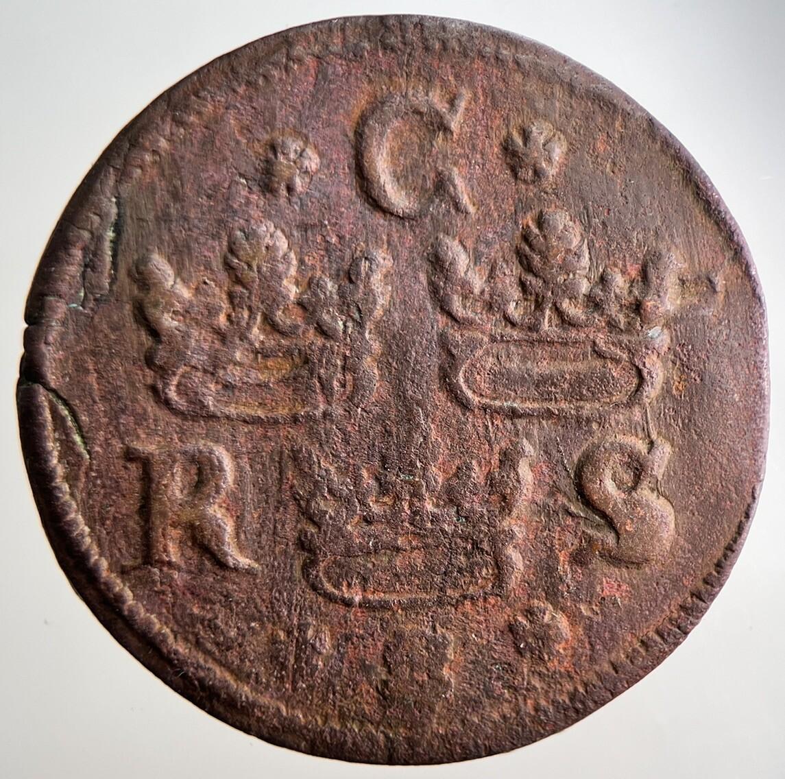 1644 Sweden Quarter 1/4 Ore Coin | Collectable Grade | a3119