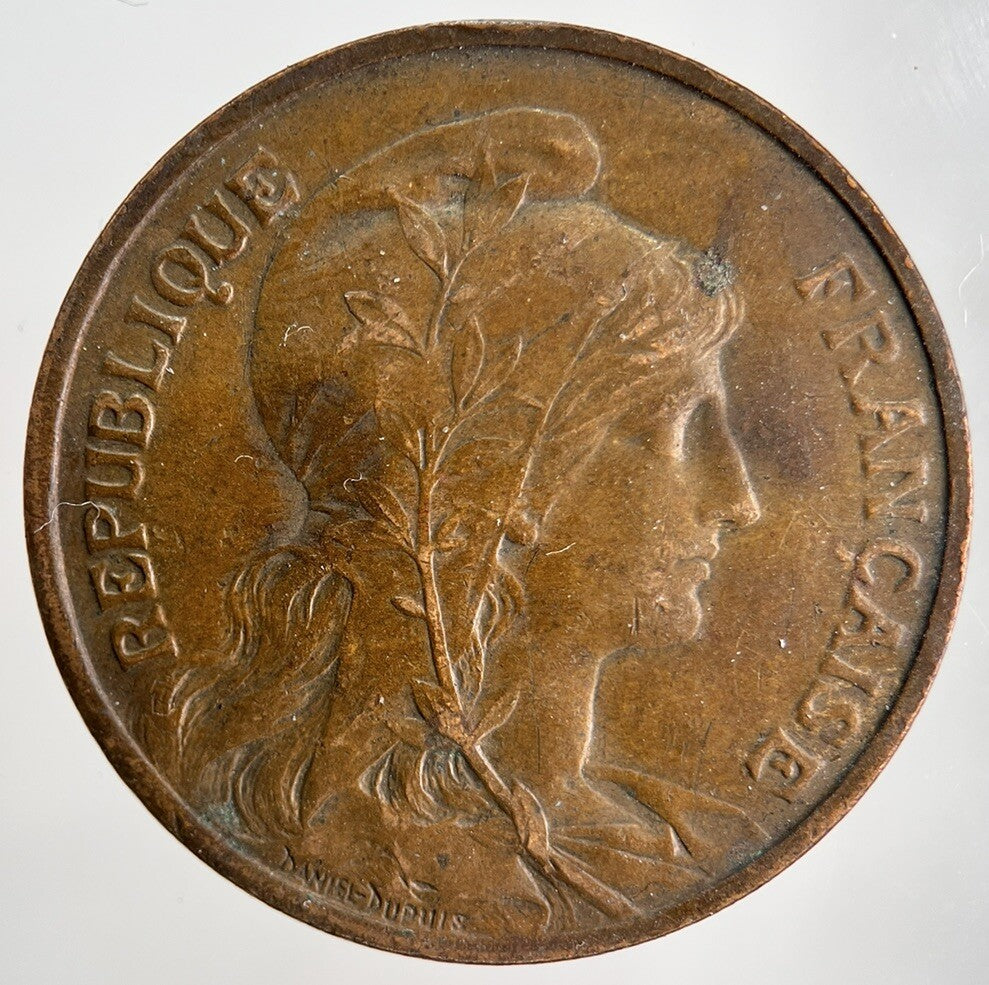 1899 France 10 Centimes Coin | Fine Collectable Grade