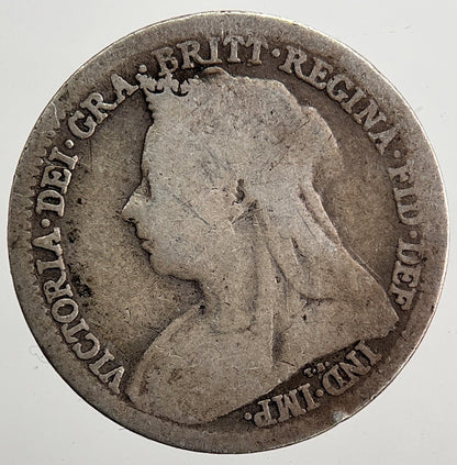 British Victoria Threepence Silver Coin | Collectable Grade | a5078