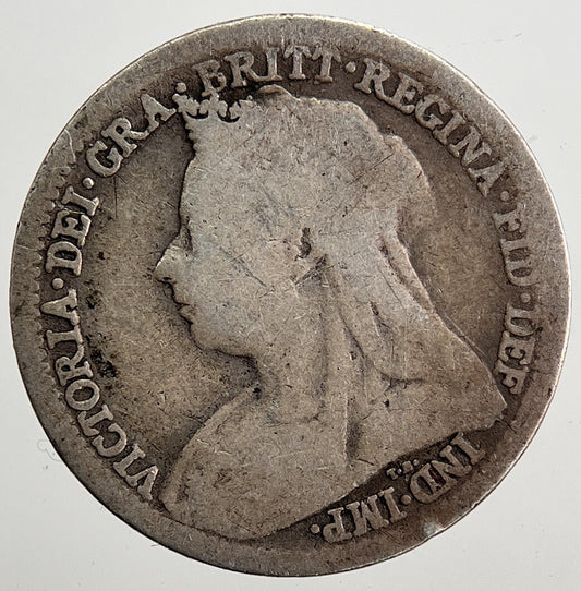 British Victoria Threepence Silver Coin | Collectable Grade | a5078