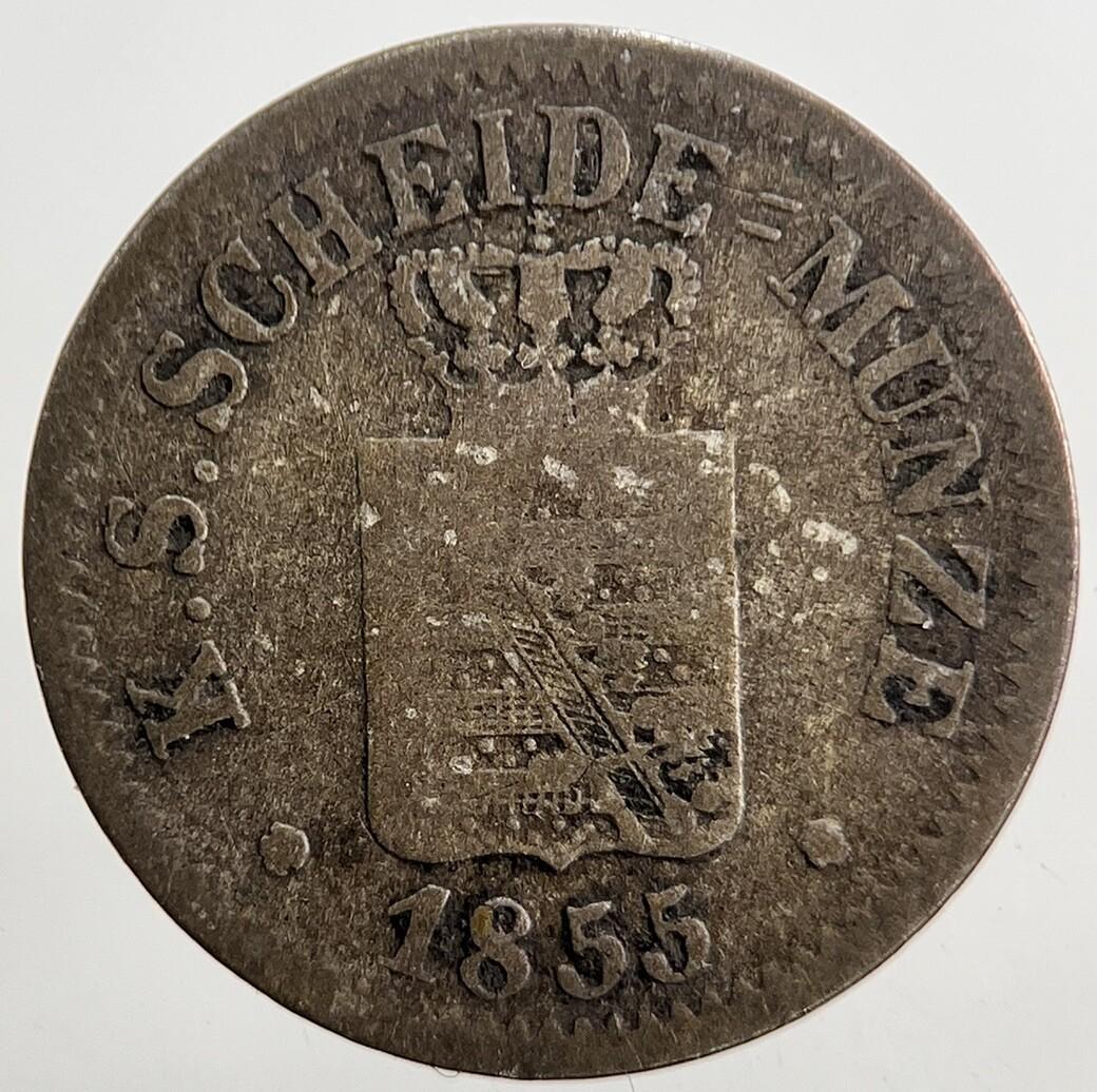 1855 1 Neu Groschen Germany Silver Coin | Collectable Grade | a5372