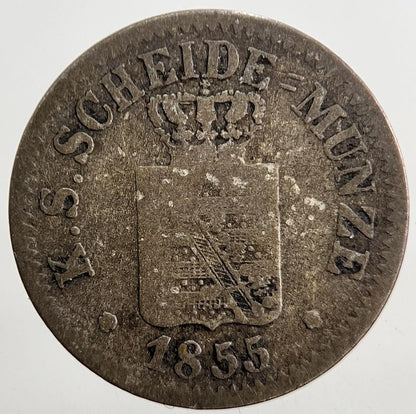 1855 1 Neu Groschen Germany Silver Coin | Collectable Grade | a5372
