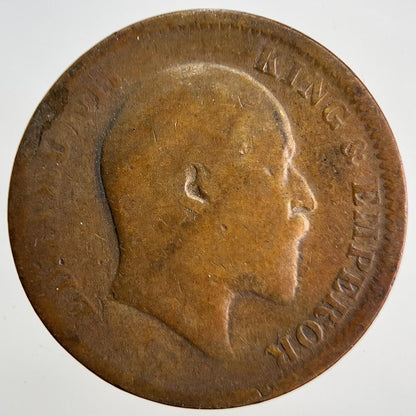 1908 India Quarter Anna Coin | Collectable Grade | a1824