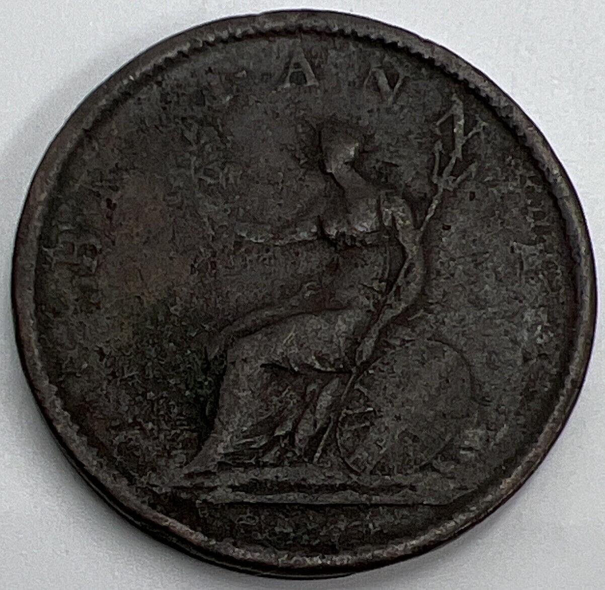 1806 George III 3rd Penny | British Copper Coin | Fair Grade | a1131