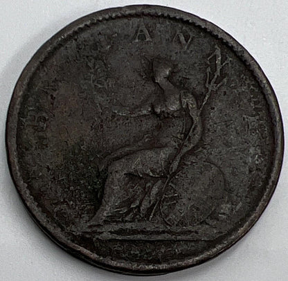 1806 George III 3rd Penny | British Copper Coin | Fair Grade | a1131