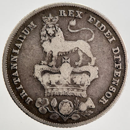 1826 George IV Shilling Silver Coin | Fine Collectable Grade | a2586